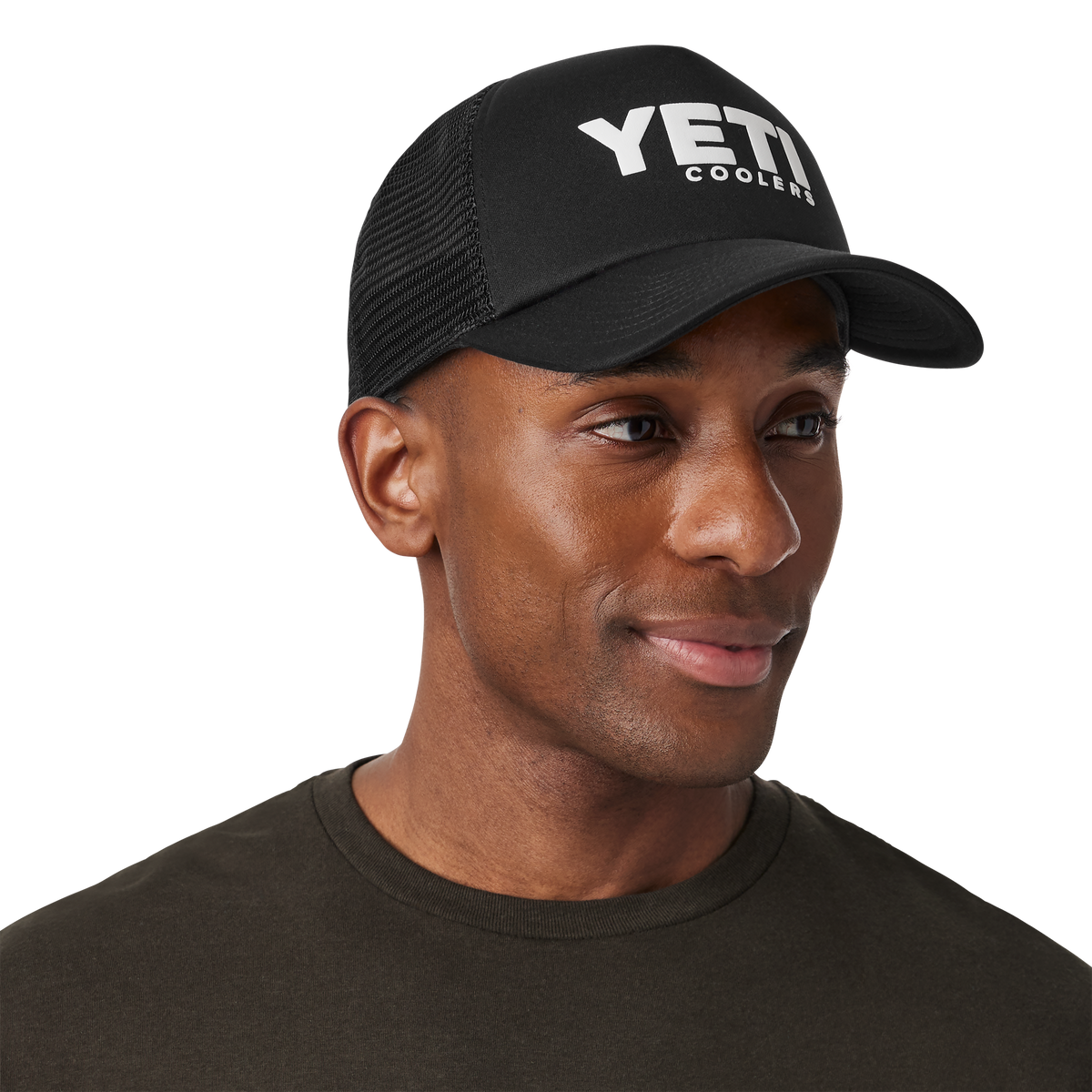 YETI® Coolers Mid Pro Foam Trucker Hat Black Black