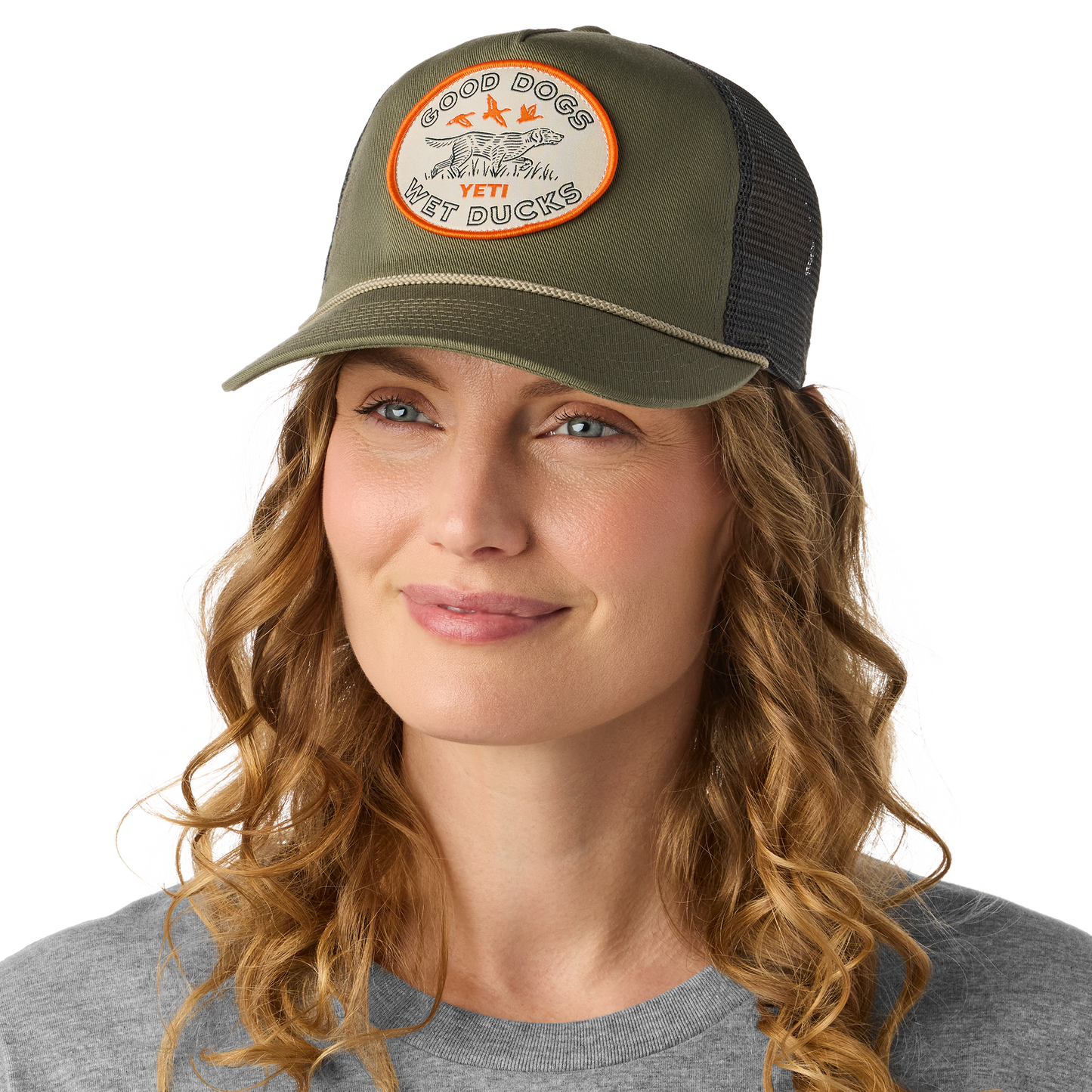 Good Dogs Mid Pro Trucker Hat Green