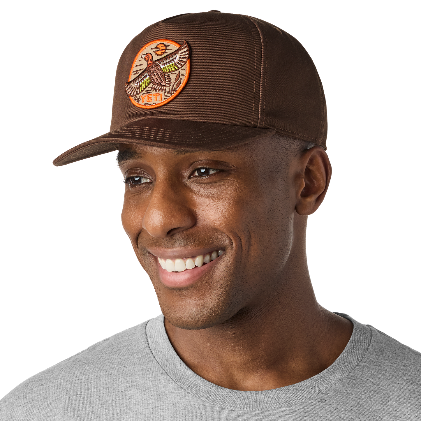 Built for the Wild Duck Flat Brim Hat Dark Brown