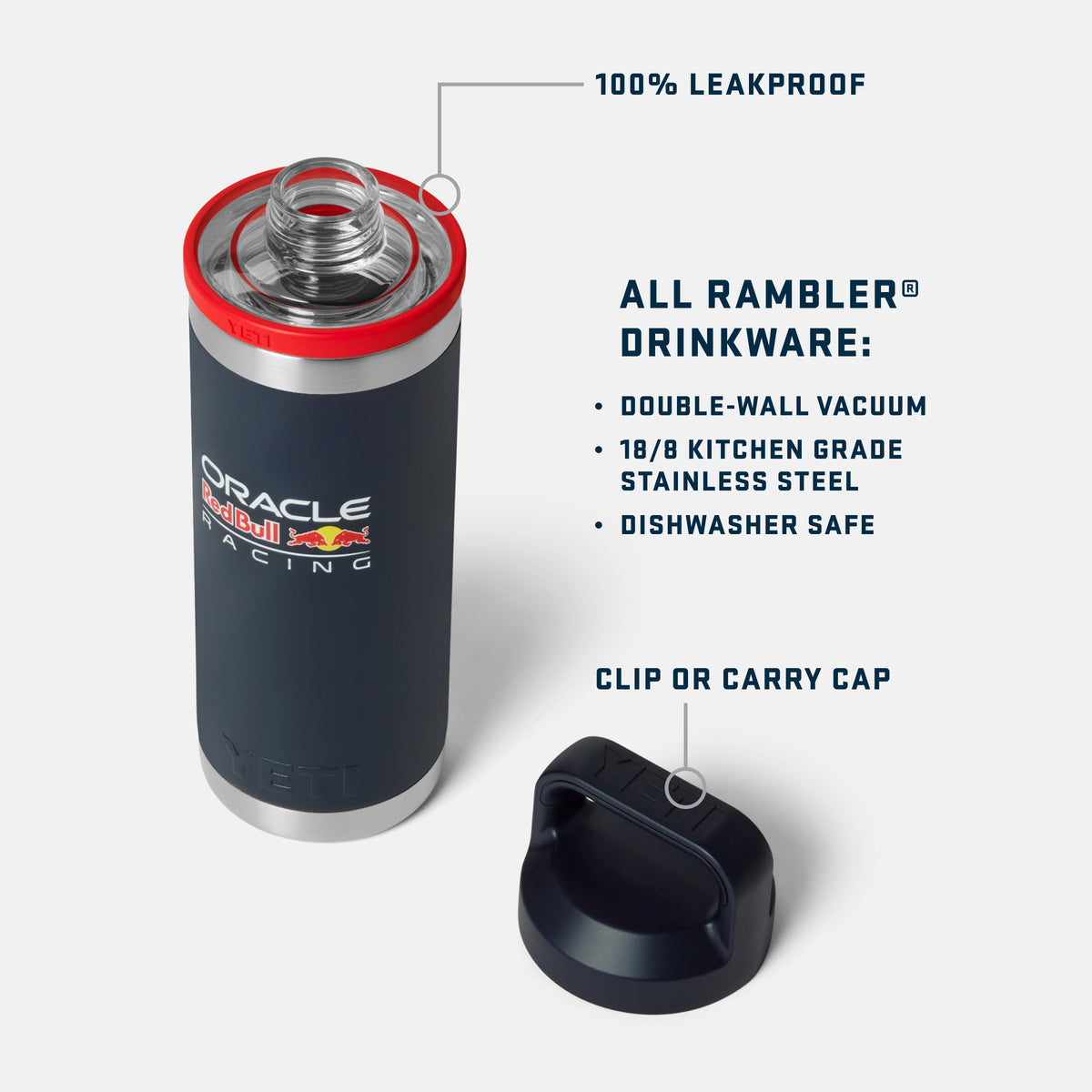 Rambler® 18 oz (532 ml) Bottle With Chug Cap Night Sky Navy