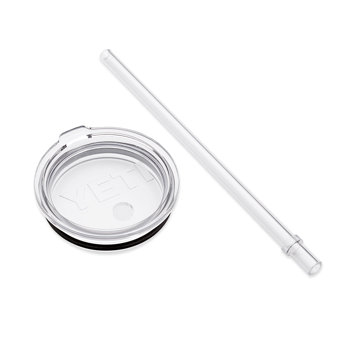Rambler® Medium Straw Lid Clear