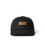 YETI Leather Logo Badge Hat Black Black