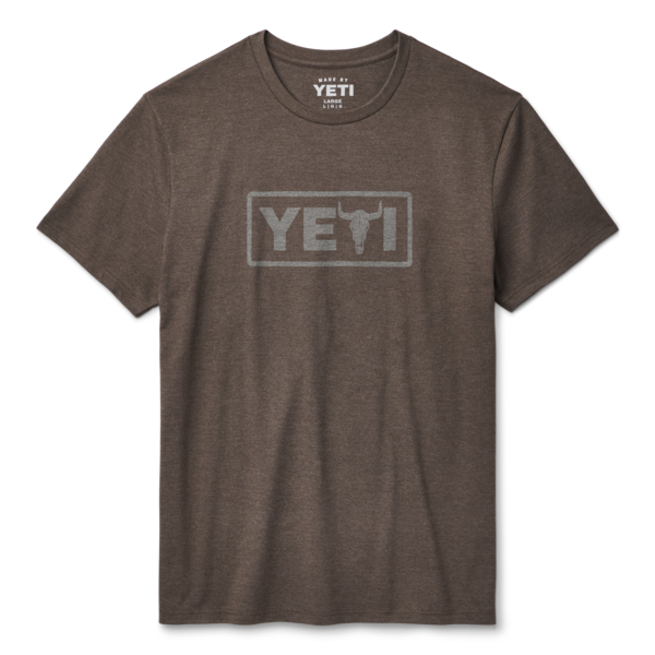 Steer Badge Short Sleeve T-Shirt Heather Espresso