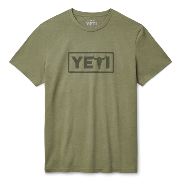Steer Badge Short Sleeved T-Shirt Heather Olive
