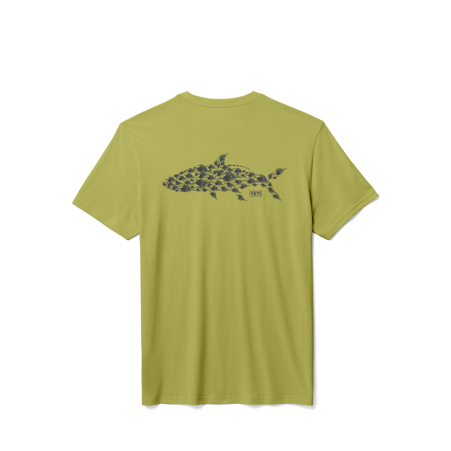 YETI Tarpon Flies Short Sleeve T-Shirt Moss