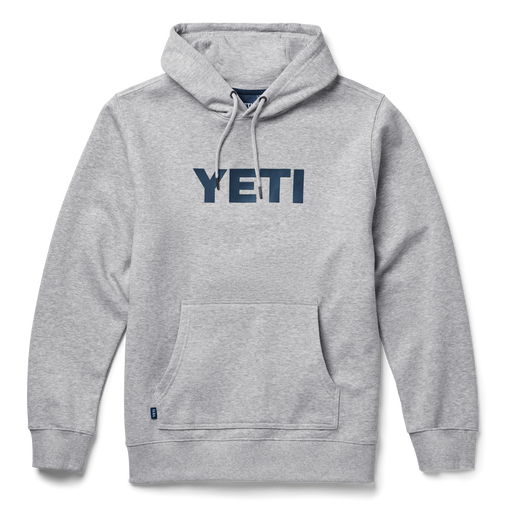 Brushed Fleece Hoodie Pullover Grey YETI Australia