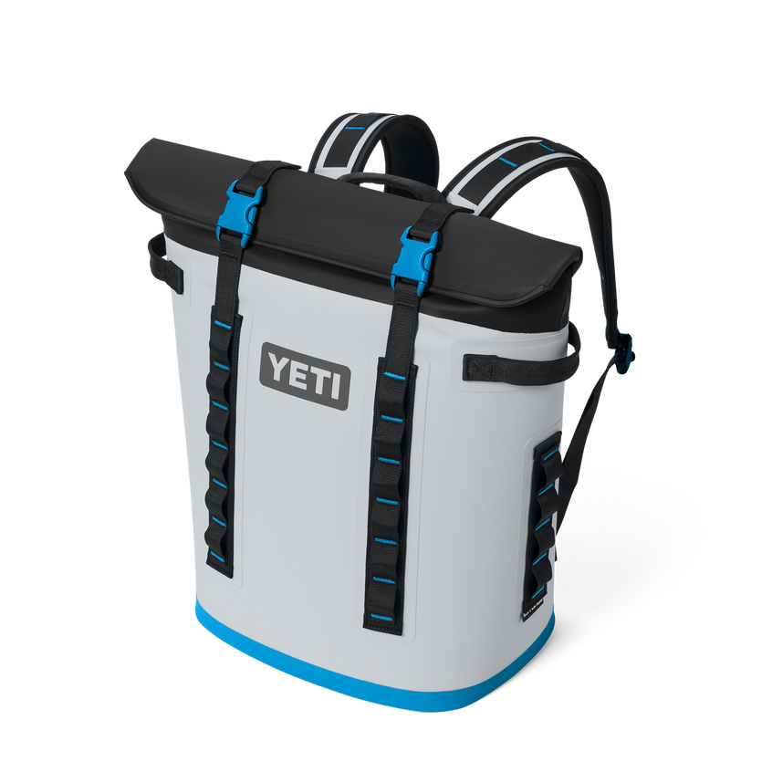 YETI Hopper® M20 Backpack Soft Cooler Fog Grey/Blue