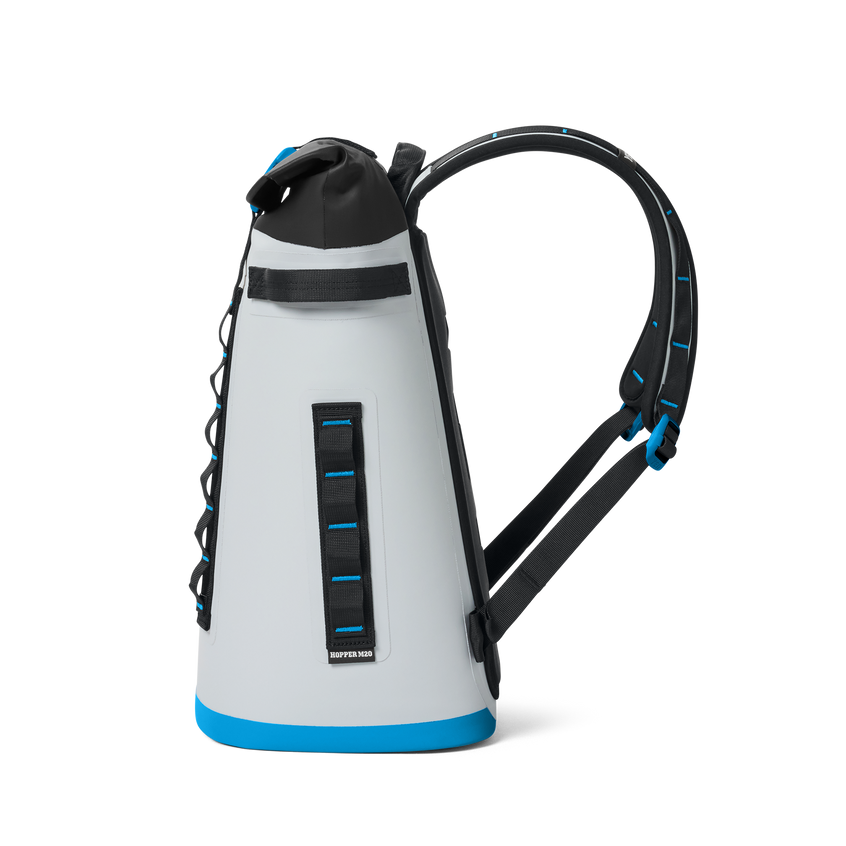 YETI Hopper® M20 Backpack Soft Cooler Fog Grey/Blue