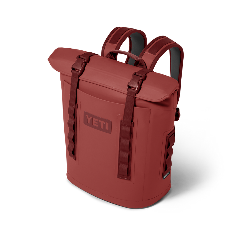 YETI Hopper® M12 Backpack Soft Cooler Stag Red