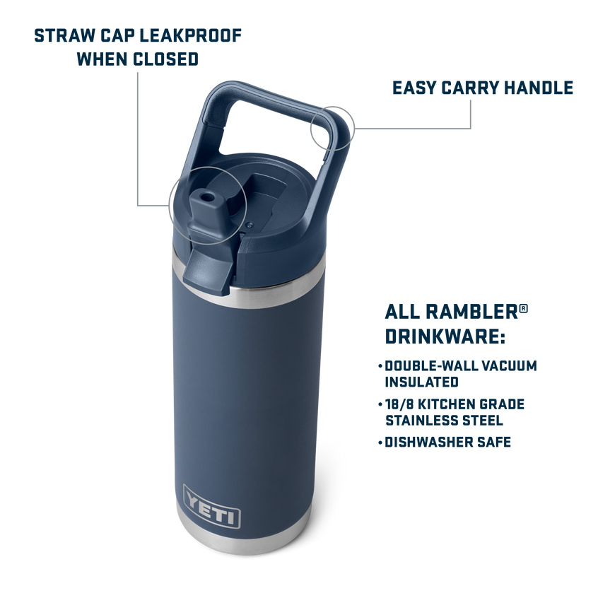 Rambler® 18 oz (532 ML) Straw Bottle Venom