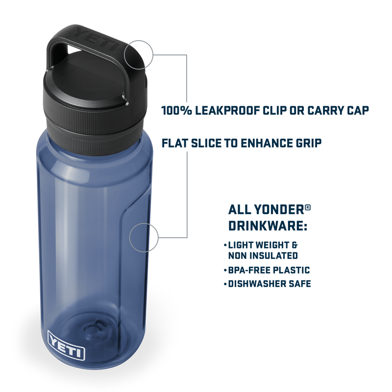 YETI Yonder™ 1L Water Bottle Charcoal