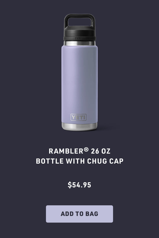 YETI Rambler Bottle, with Chug Cap - COSMIC LILAC . 532ml, 18oz