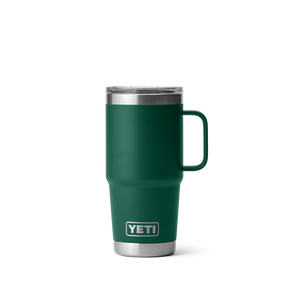 YETI Rambler® 20 oz (591 ml) Travel Mug Black Forest Green