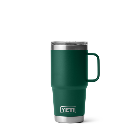 YETI Rambler® 20 oz (591 ml) Travel Mug Black Forest Green