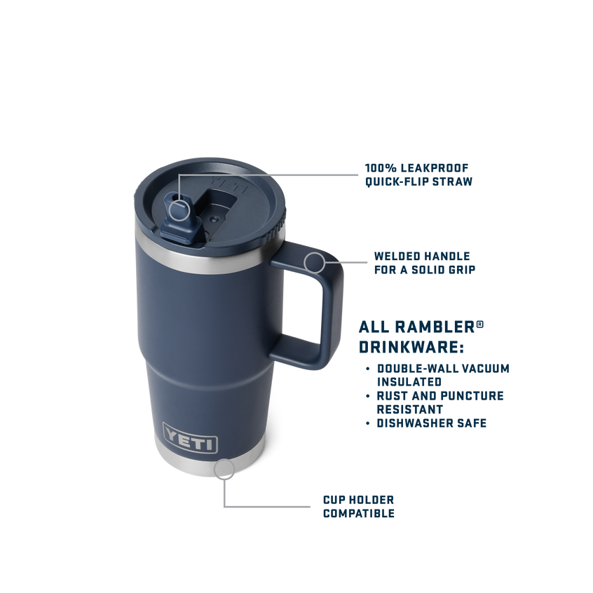 Rambler® 20 oz (591 ml) Travel Straw Mug Venom