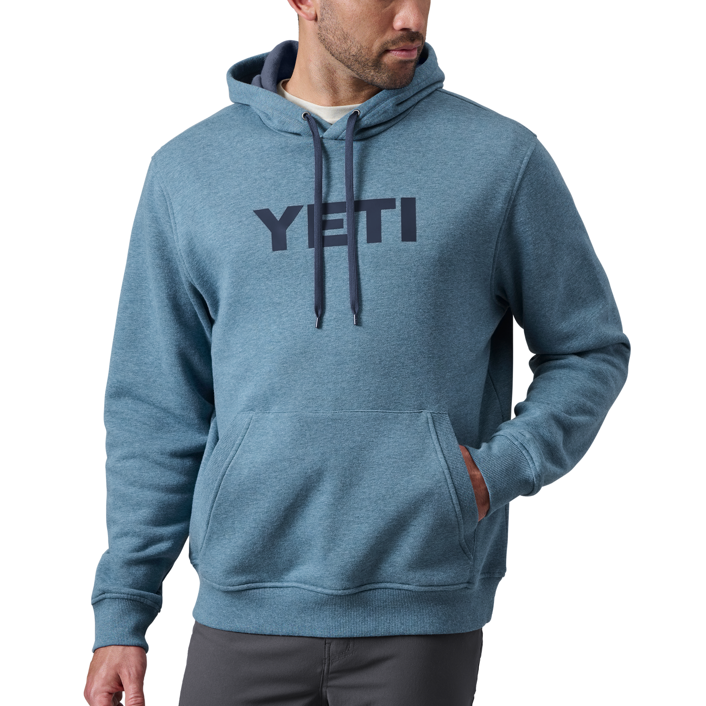 Brushed Fleece Hoodie Navy