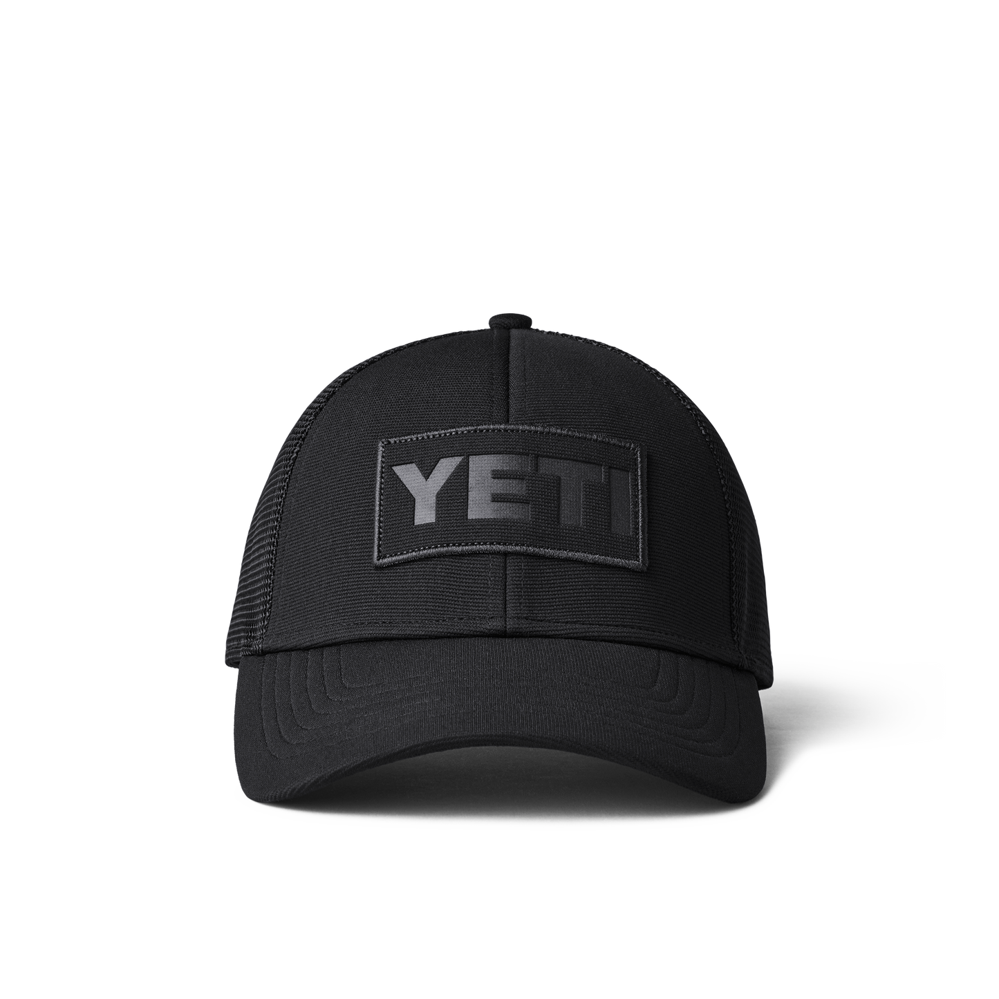 YETI Core Patch Trucker Hat Black on Black Black