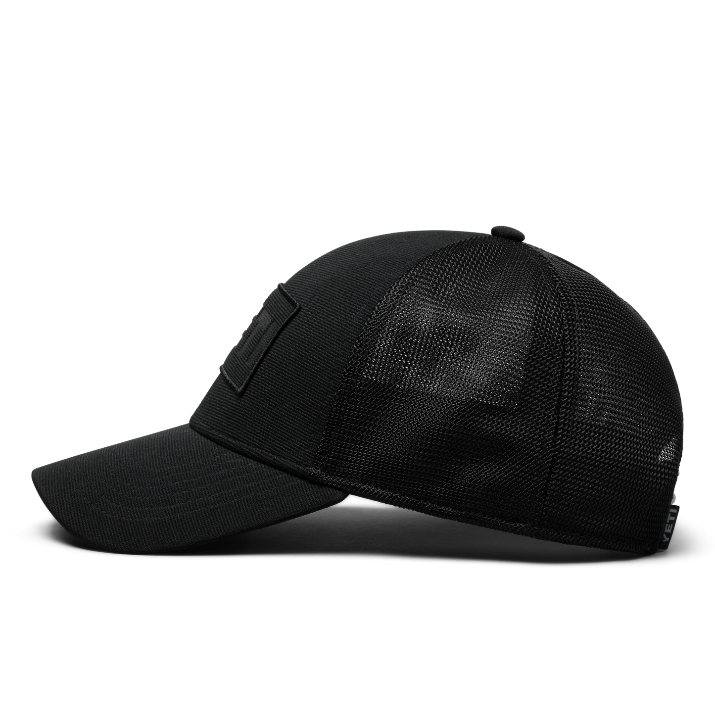 YETI Core Patch Trucker Hat Black on Black Black