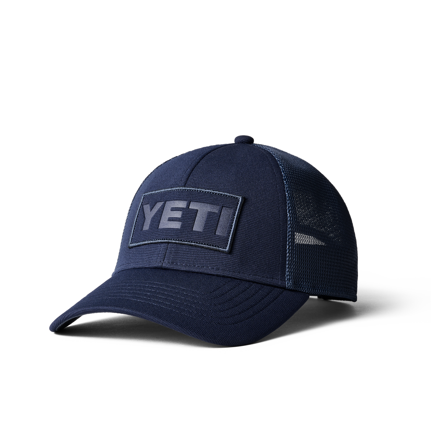 YETI Core Patch Trucker Hat Navy on Navy Navy