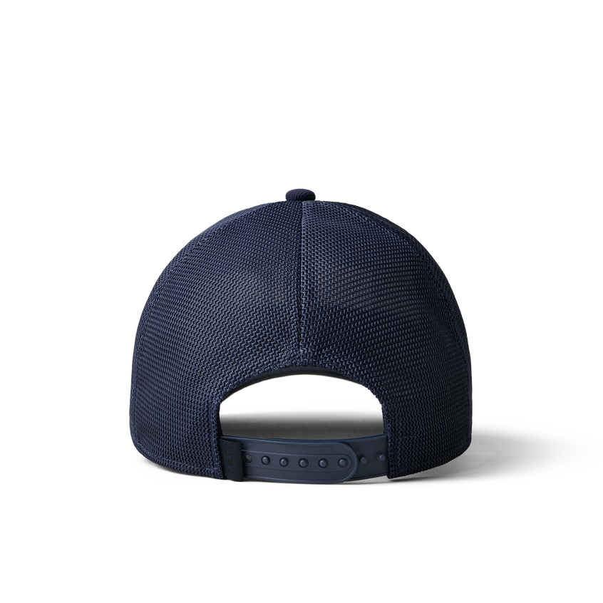 YETI Core Patch Trucker Hat Navy on Navy Navy