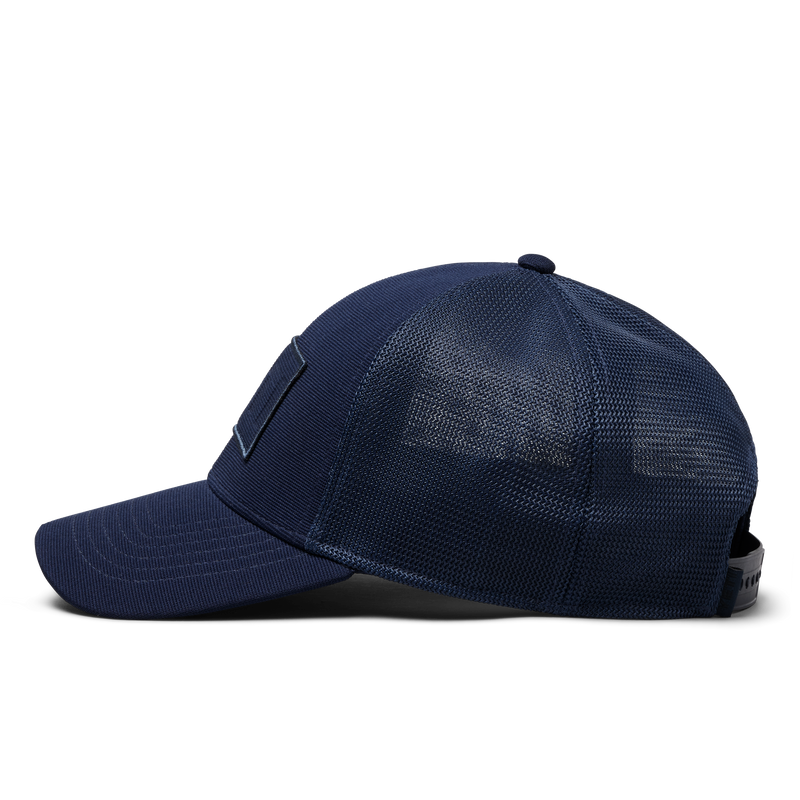 YETI Core Patch Trucker Hat Navy on Navy Navy