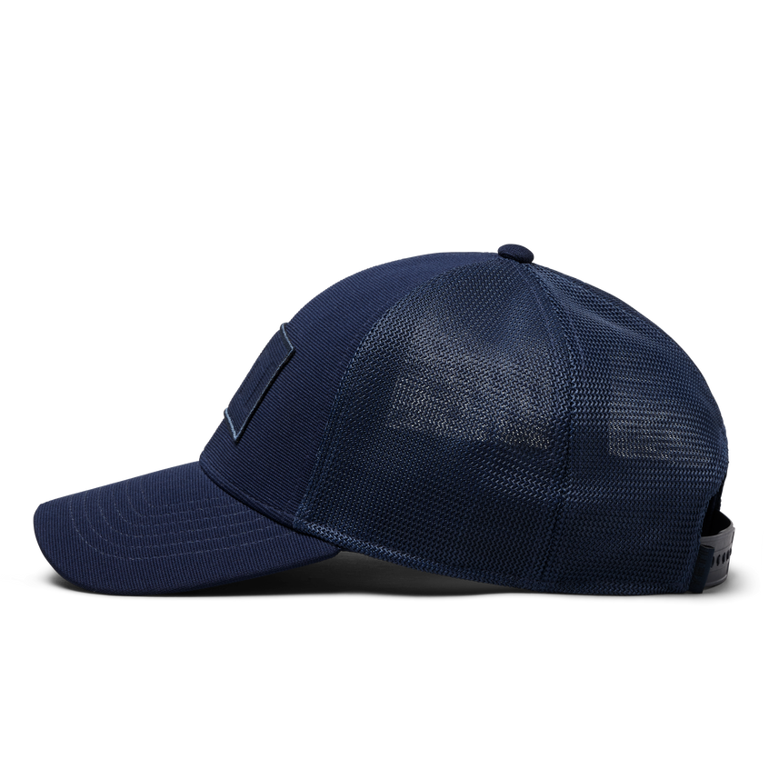 YETI Core Patch Trucker Hat Navy on Navy Navy