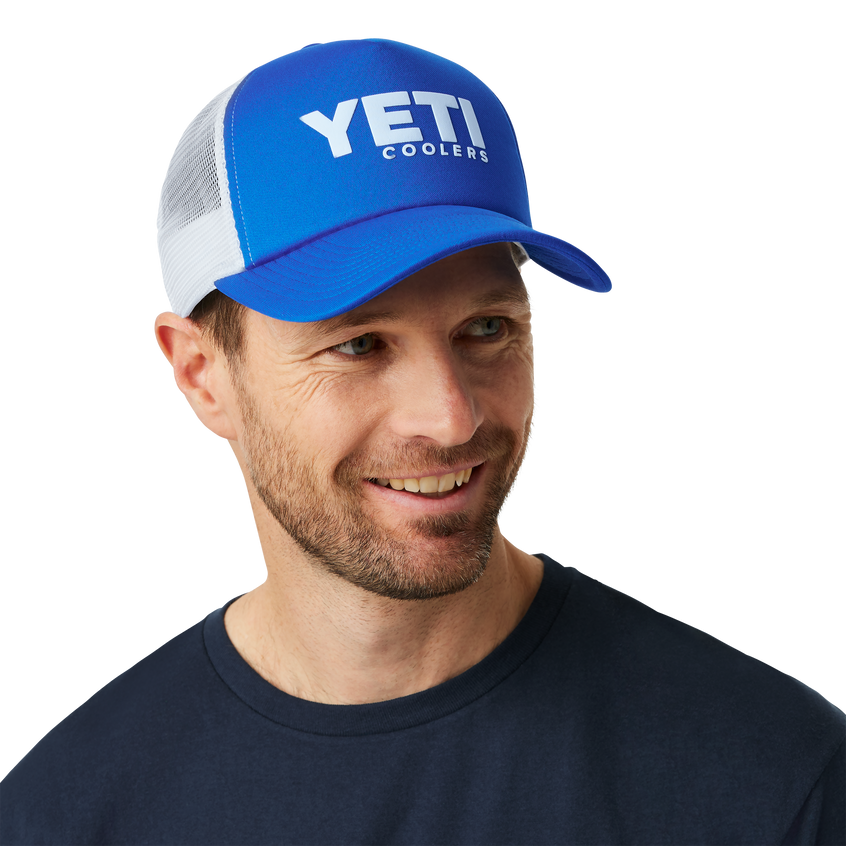 YETI Coolers® Mid Pro Foam Trucker Hat Blue