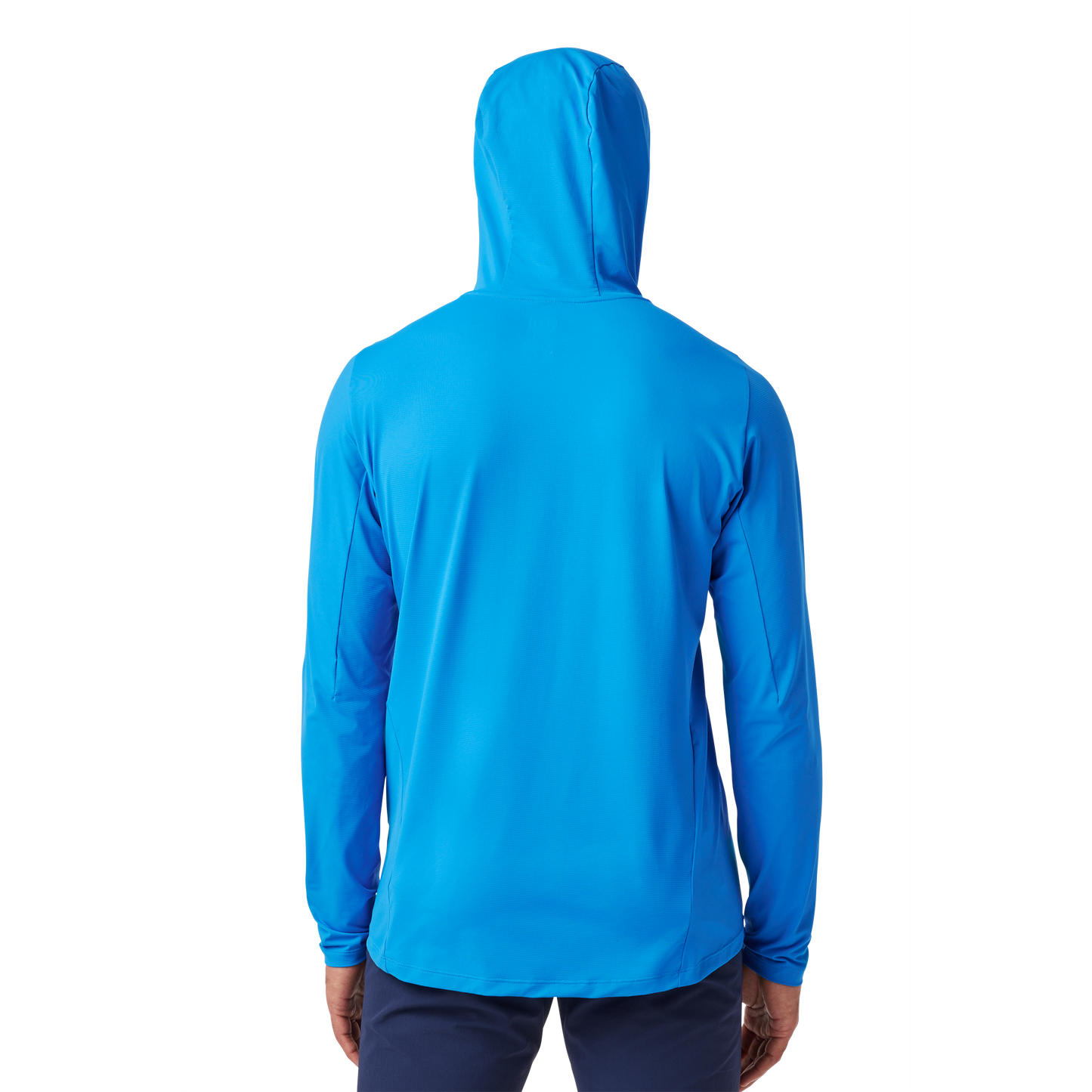 YETI Men's Hooded Ultra Lightweight Sunshirt Blue