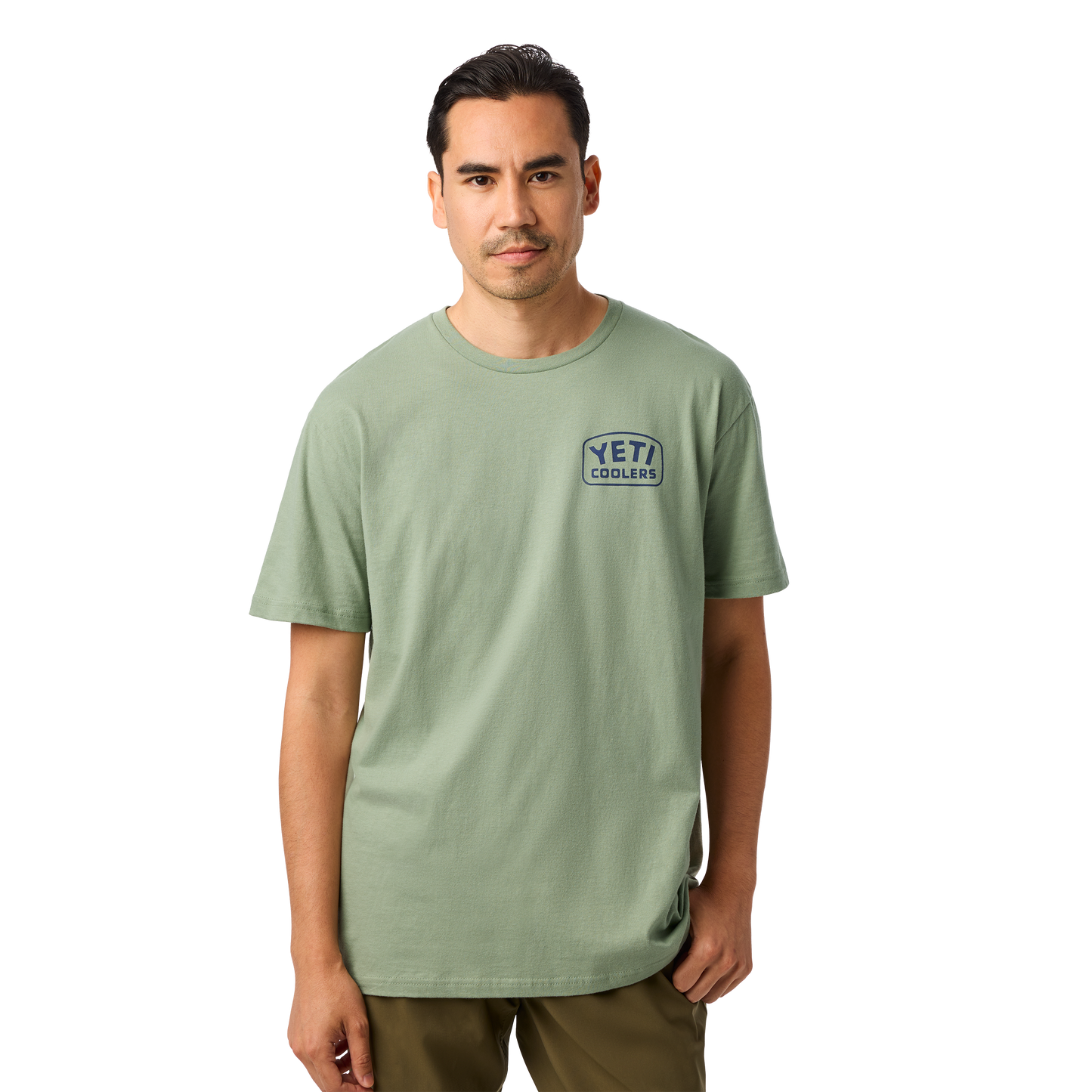 YETI Coolers® Reelin Feelin' Fishing Short Sleeve T-Shirt Olive