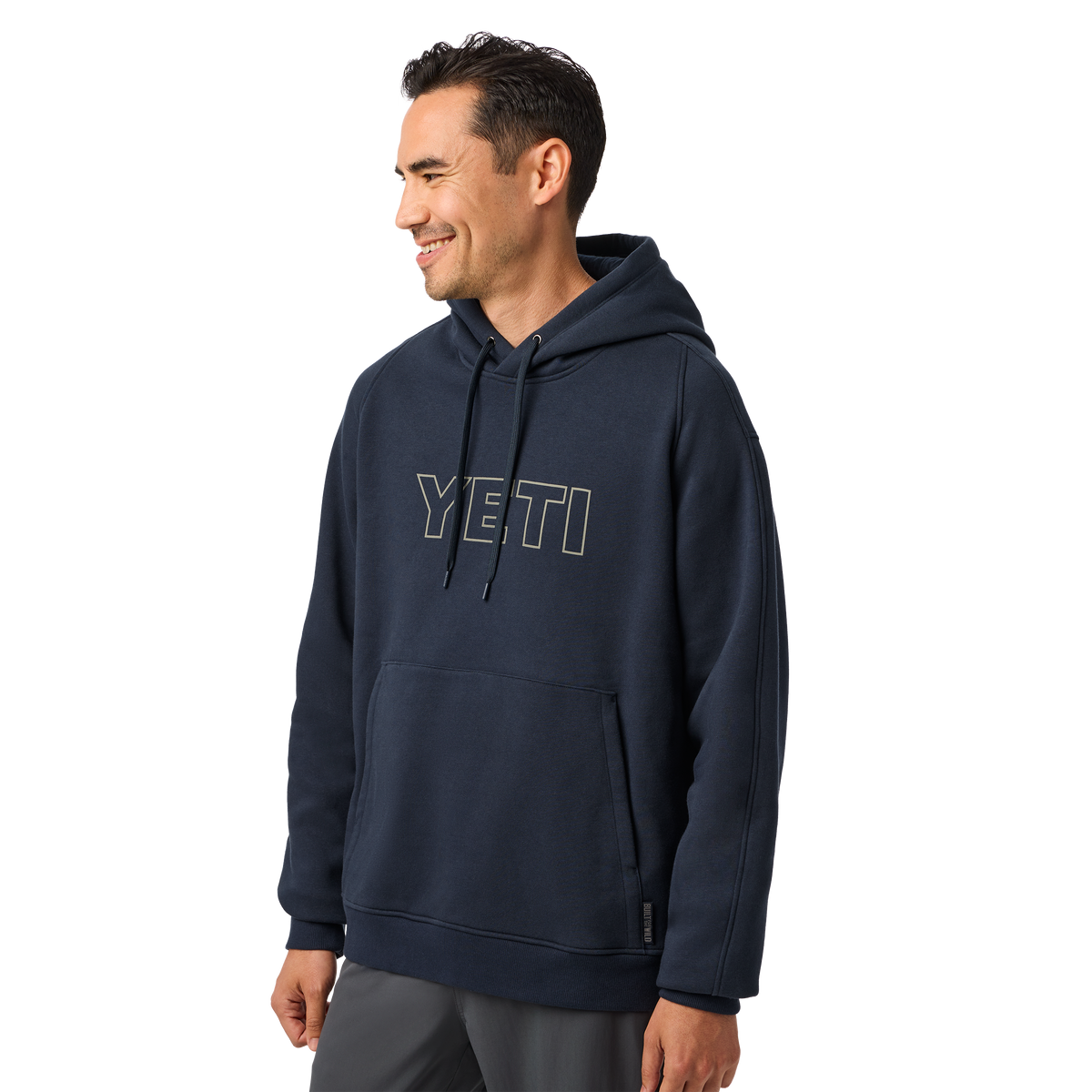 Yeti Ropa YETI® Logo Built for the Wild Fleece Hoodie Navy | YETI Australia