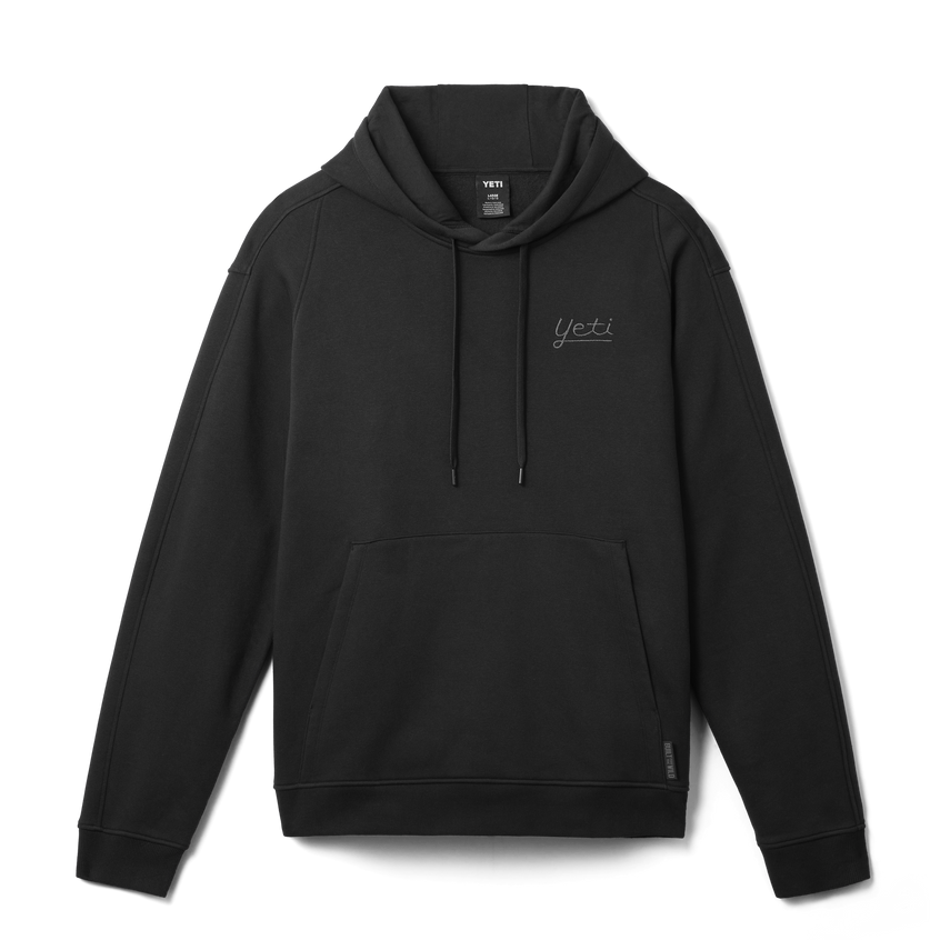 YETI® Script Built for the Wild Fleece Hoodie Black