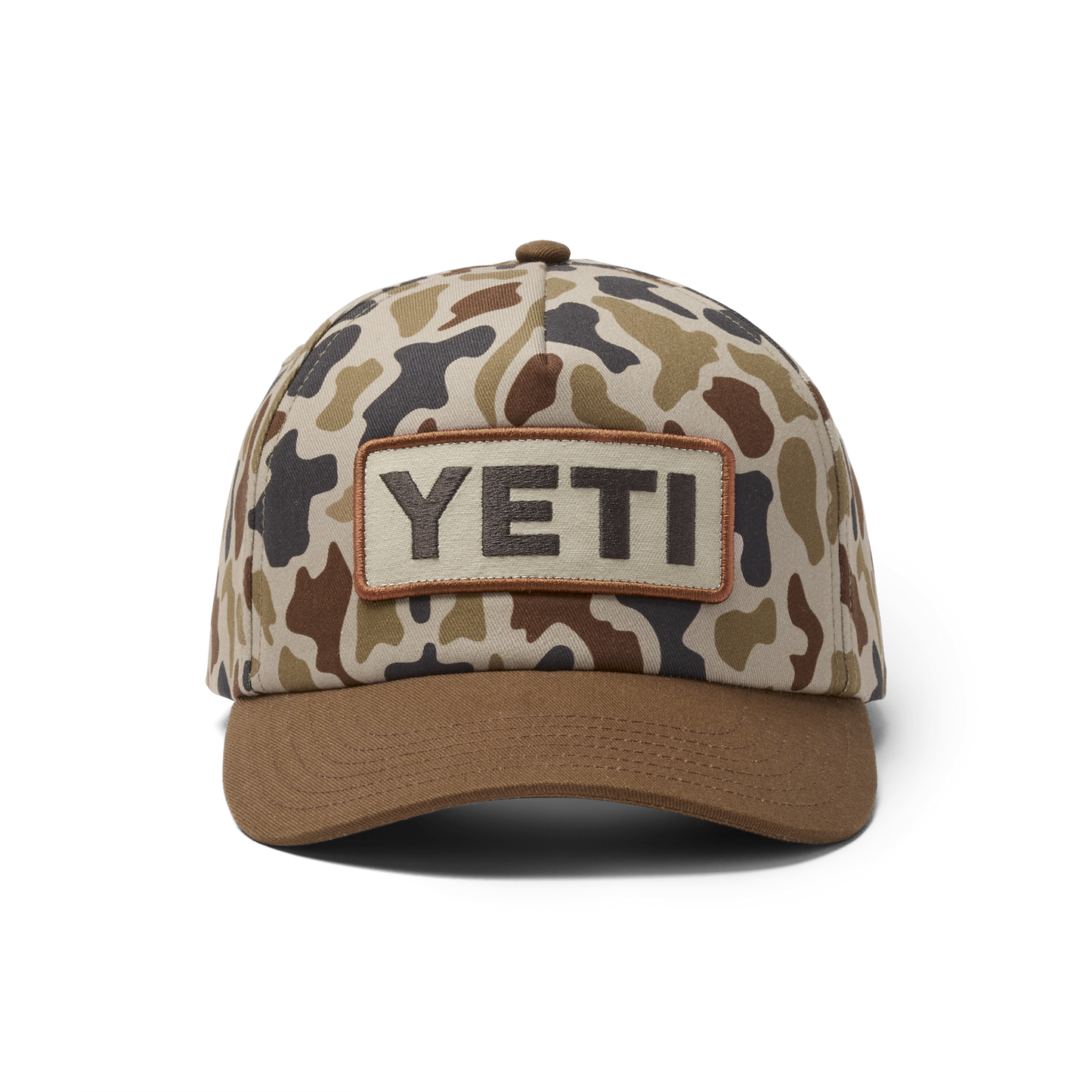 YETI YETI® Wetlands Camo Logo Badge Mid Pro Flat Brim hat Camo