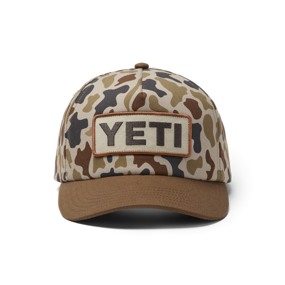 YETI YETI® Wetlands Camo Logo Badge Mid Pro Flat Brim hat Camo