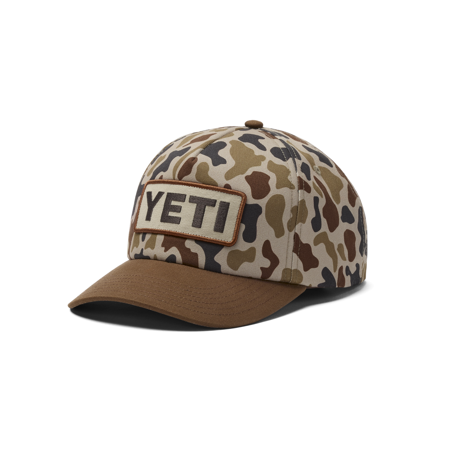 YETI YETI® Wetlands Camo Logo Badge Mid Pro Flat Brim hat Camo