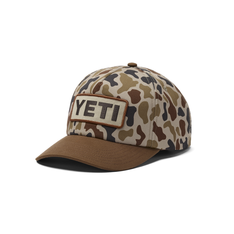 YETI YETI® Wetlands Camo Logo Badge Mid Pro Flat Brim hat Camo