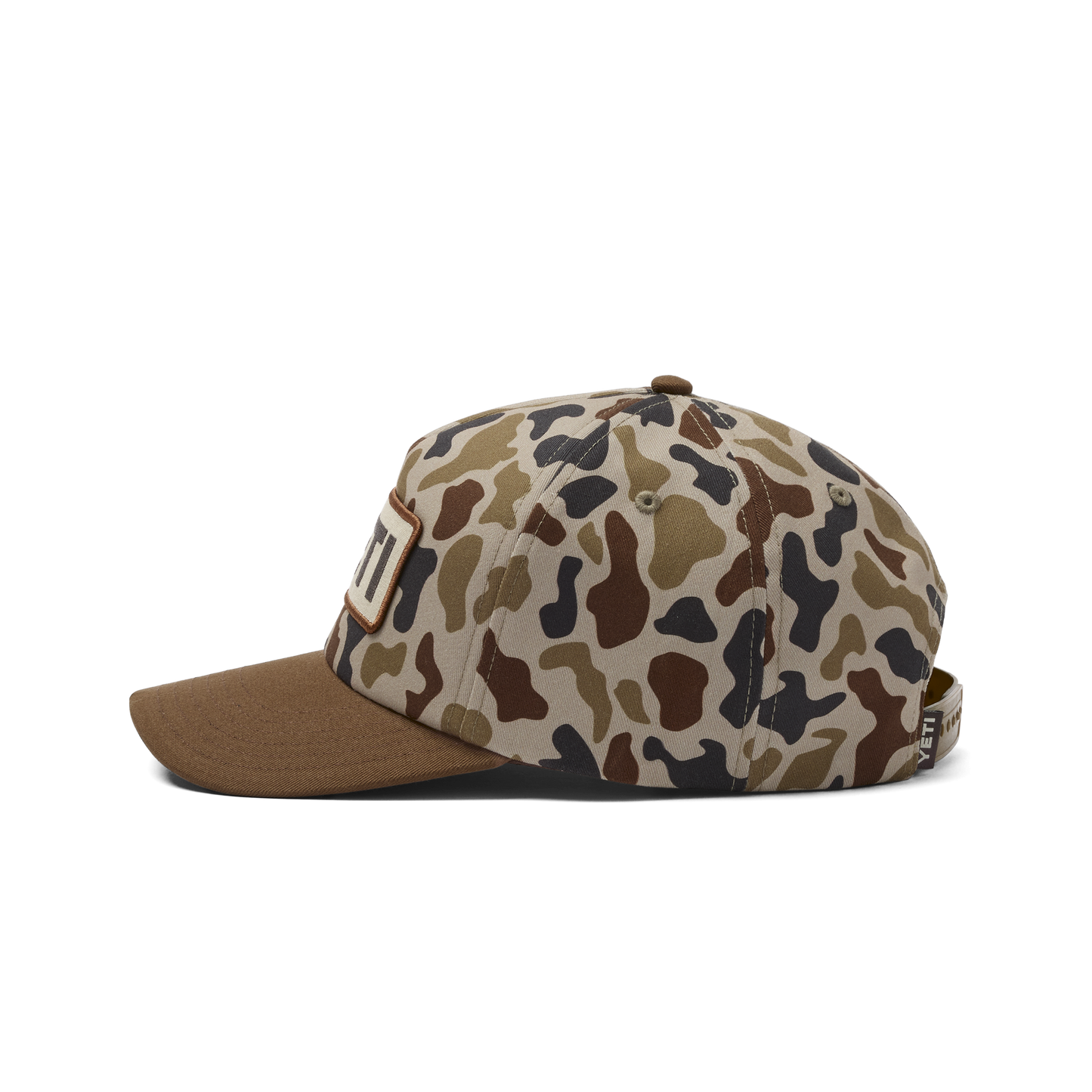 YETI YETI® Wetlands Camo Logo Badge Mid Pro Flat Brim hat Camo
