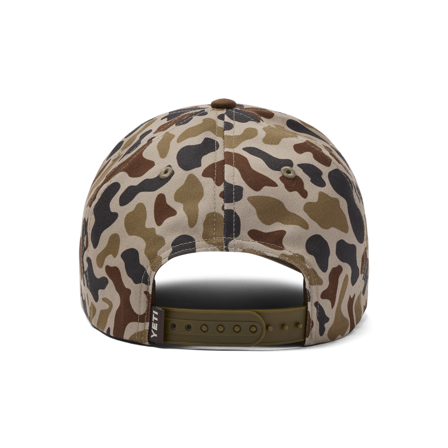 YETI YETI® Wetlands Camo Logo Badge Mid Pro Flat Brim hat Camo