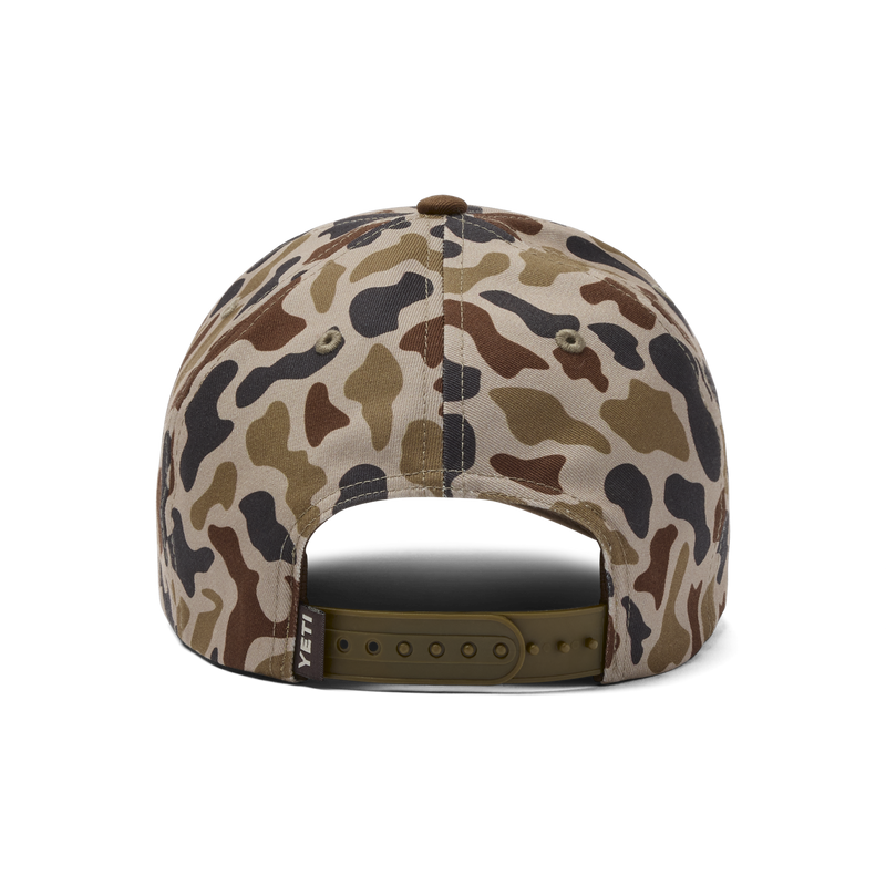 YETI YETI® Wetlands Camo Logo Badge Mid Pro Flat Brim hat Camo