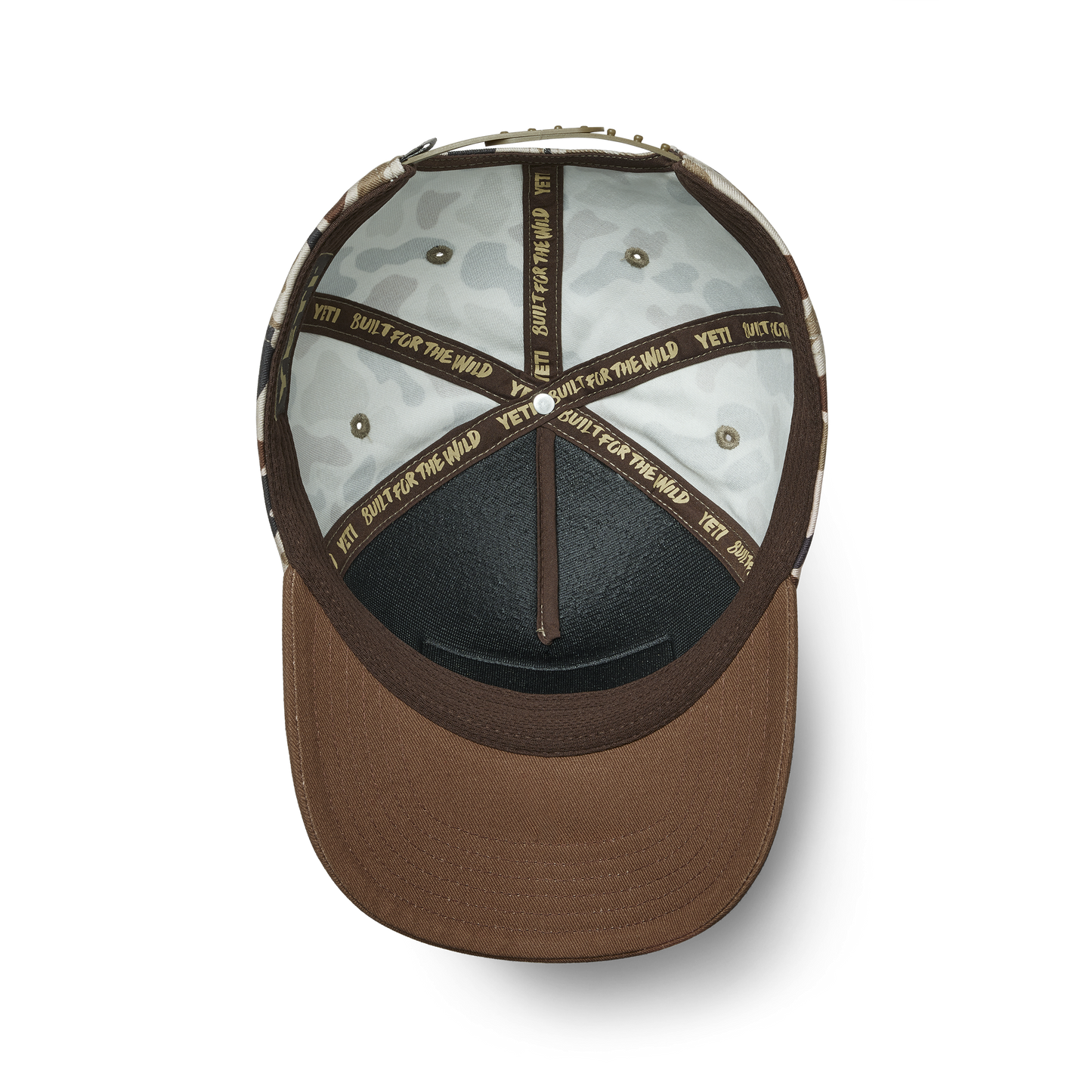 YETI YETI® Wetlands Camo Logo Badge Mid Pro Flat Brim hat Camo