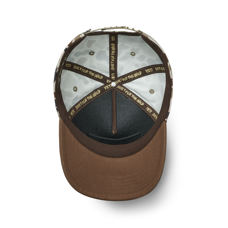 YETI YETI® Wetlands Camo Logo Badge Mid Pro Flat Brim hat Camo