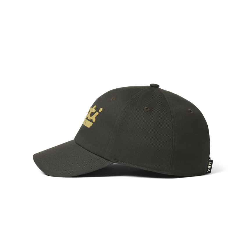 Low Profile Baseball Cap Grey Grey