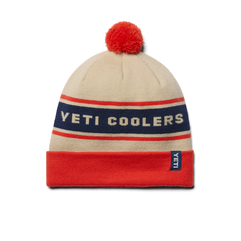 YETI YETI® POM Beanie White/Orange