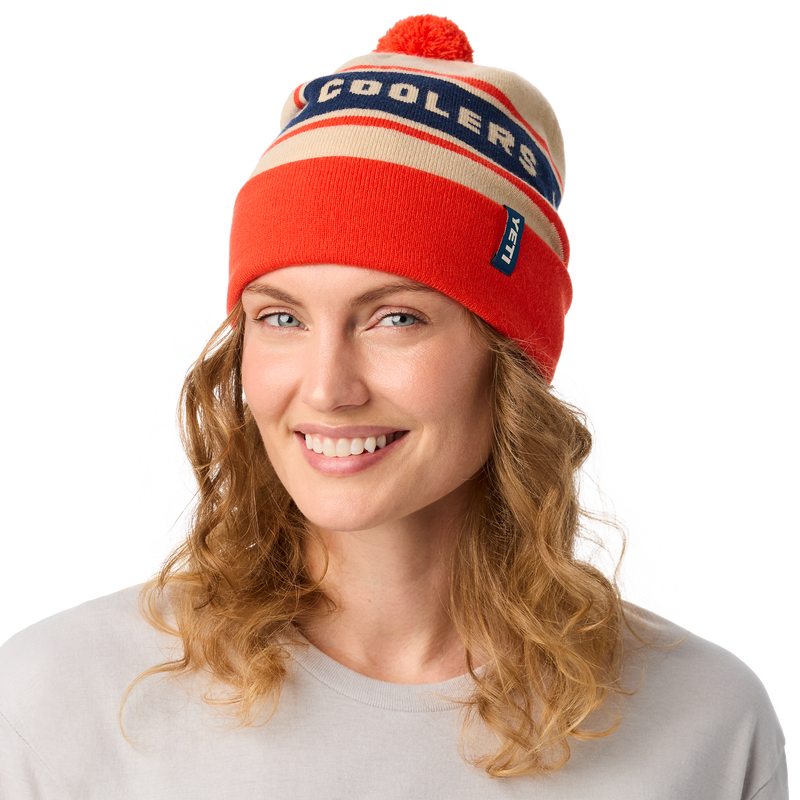 YETI YETI® POM Beanie White/Orange