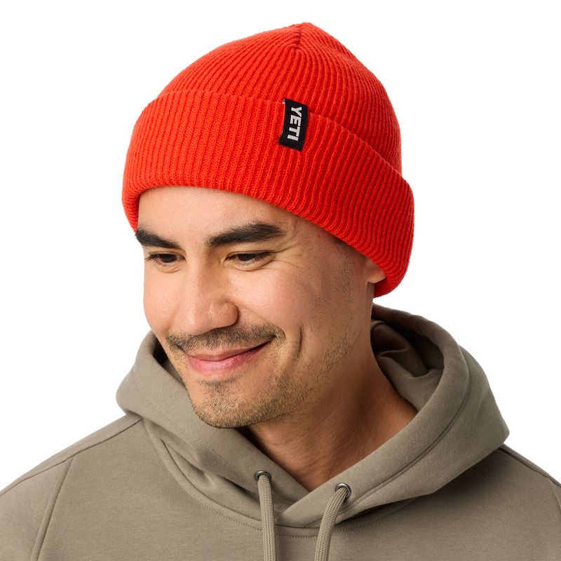 YETI YETI® Logo Badge Beanie Orange