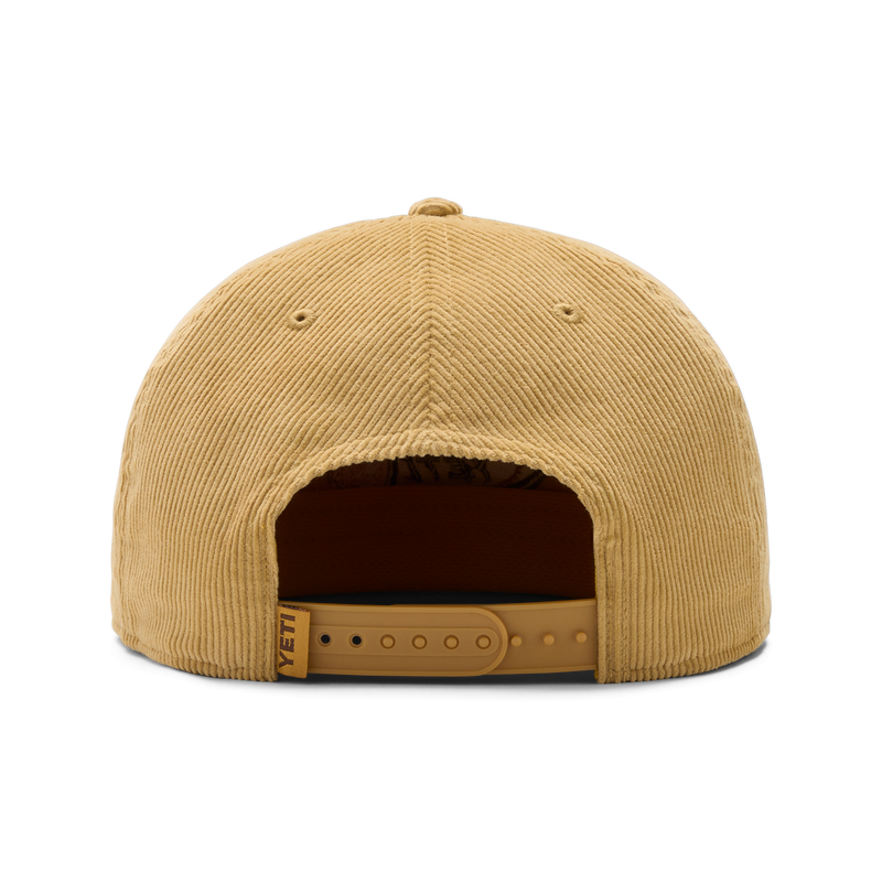 Duck Corduroy Flat Brim Hat Brown