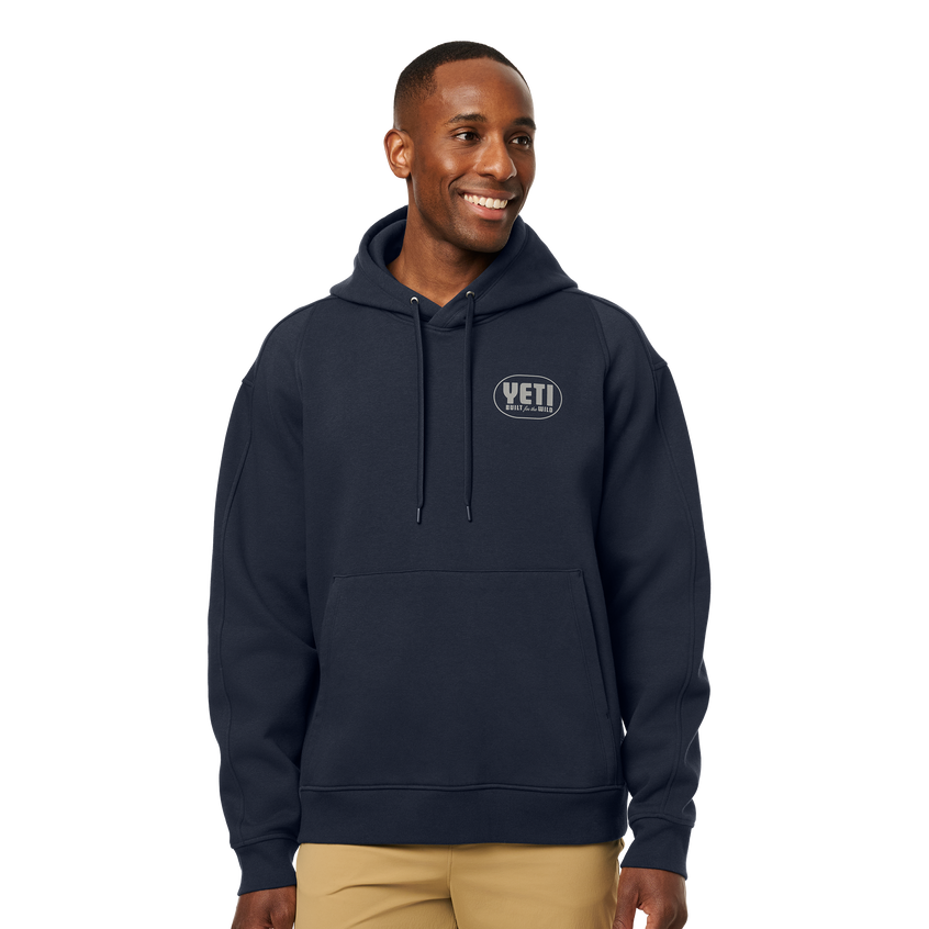 Retro Built For The Wild Hoodie Navy