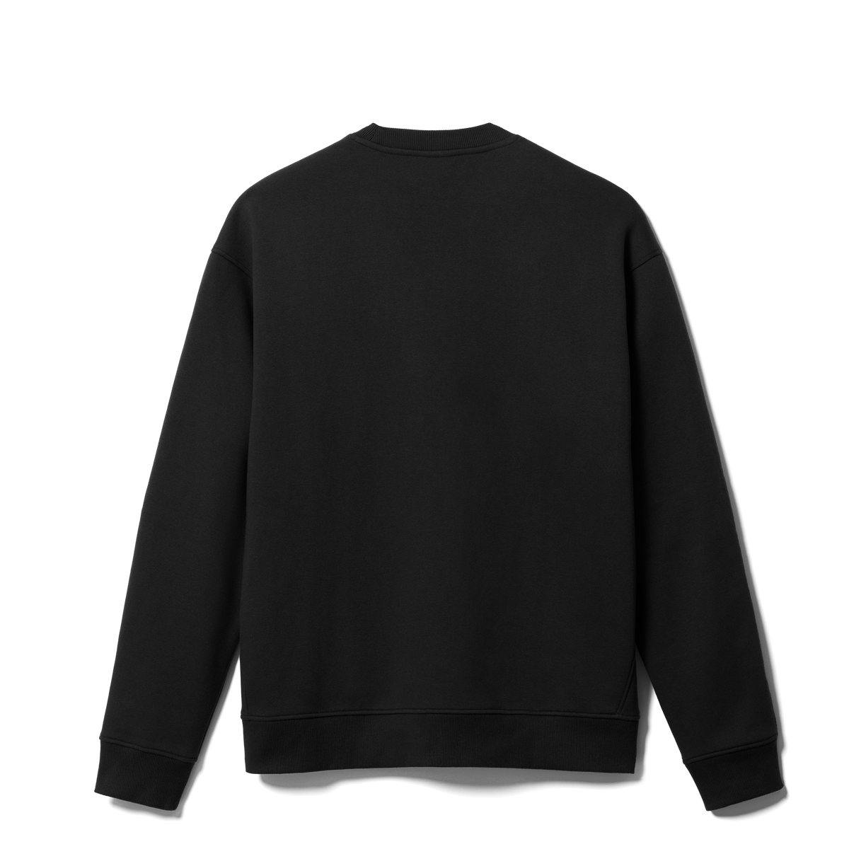 YETI Logo Script Fleece Crew Neck Black