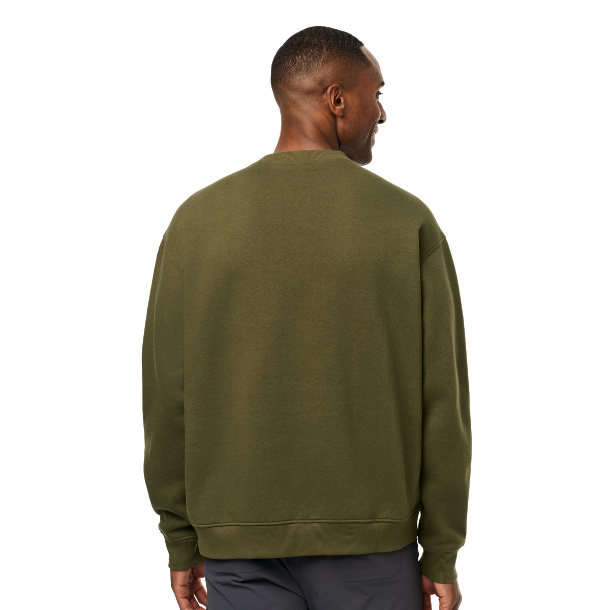 YETI Logo Script Fleece Crew Neck