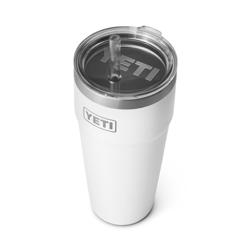 YETI Rambler® 26 oz (769ml) Straw Stackable Cup White