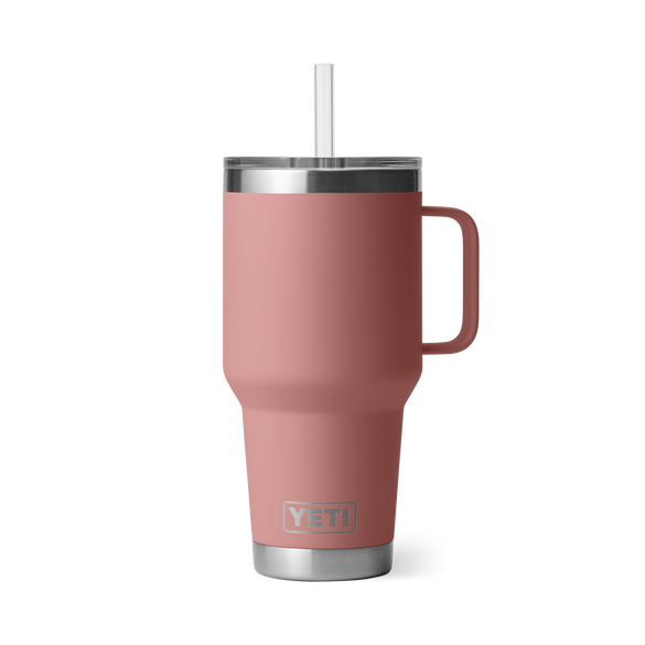 Rambler® 35 oz (1L) Straw Mug Sandstone Pink